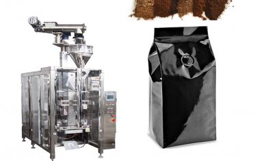Confezionatrice automatica VFFS quad bag con valvola di degasaggio per 250g di polvere di caffè