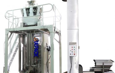 Confezionatrice automatica per sacchetti vffs con saldatura quadrupla