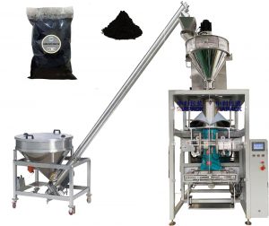 Macchina automatica per l'imballaggio e la sigillatura di sacchi di polvere di carbone
