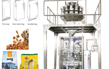 Confezionatrice verticale automatica che forma riempimento sigillante per alimenti per animali domestici